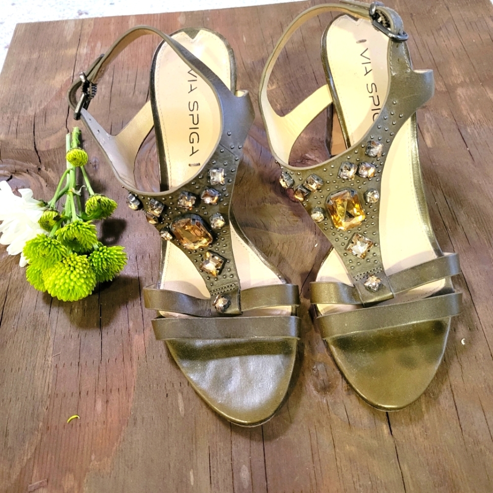 Via Spiga embellished sandals